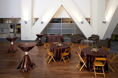 Impress your guests at the Global Headquarters of CNN.