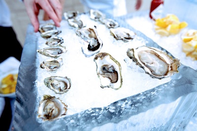 Oysters on the half shell