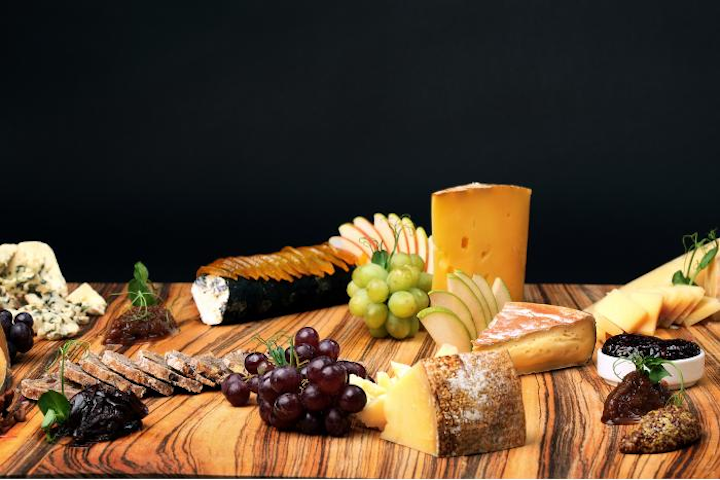 Artisan cheese platter