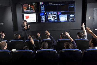 Evening meetings fit nicely in the Theater.