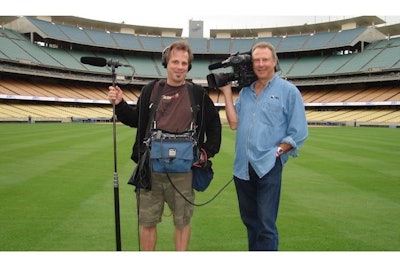 Shooting at Dodger Stadium for Juvenile Diabetes Association