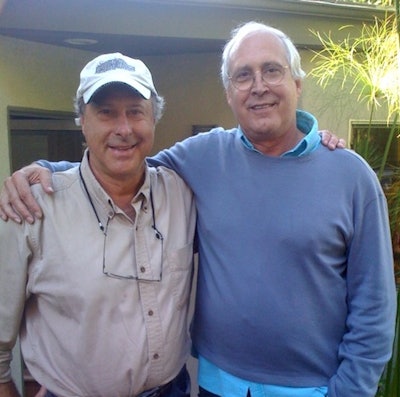 Interview with Chevy Chase at his house