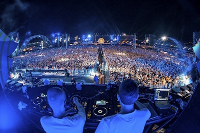 EDC Las Vegas Stage 1 2013 from the Stage