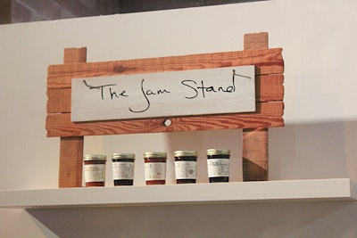 The Jam Stand's jellies are made with fruit from local New York farms and come in inventive flavors such as blueberry bourbon and peachy Sriracha. The company can make custom jars of jam as favors for corporate events.