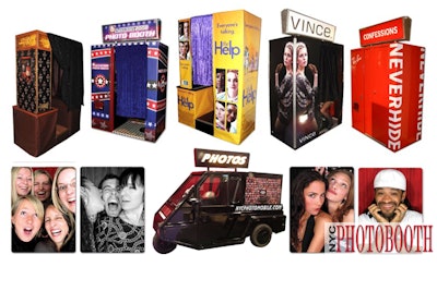 Wide selection of photo booths for every event