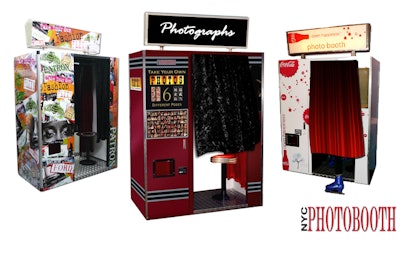 Our flagship “Vintage” style booth available in several colors and very brandable