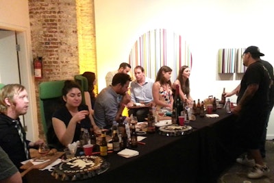 The judges panel at 'Hop Chef' included local food writers and bloggers like K Street's Kate Michael, Thrillist DC's Leo Schmid, and the Washington City Paper's Jessica Sidman.