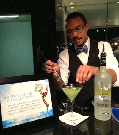 Sponsor Grey Goose will pour a specialty cocktail created for the big award night.