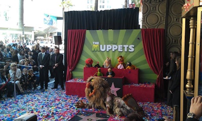 The Muppets get their star on the Hollywood Walk of Fame