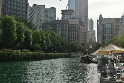 Great waterside and cityscape views