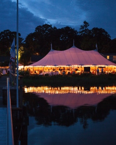 Rowayton, Connecticut wedding featured in Martha Stewart Living