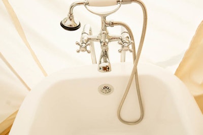 Bathrooms are a honeymooners treat Photo: Jason Savage