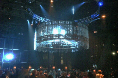 According to Eclipse Entertainment C.E.O. Chris Arredondo, theatrical production numbers are trending in the Dallas area. At a recent event, the company staged a dessert-to-dancing transition by slowly lowering a two-ton beaded chandelier holding Cirque-style aerial performers and the evening's DJ over the dance floor.