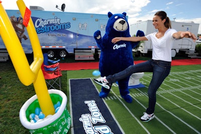 The Charmin Relief Project's N.F.L. Kickoff