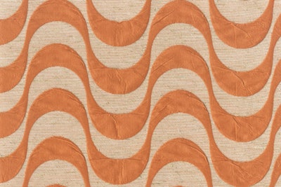 Tangerine Baja linen, price upon request, available in Miami and New York from Nüage Designs
