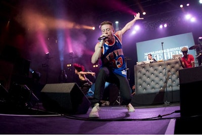 Macklemore & Ryan Lewis celebrate Cuban Independence Day on the Bacardi Rebels stage inside Roseland Ballroom