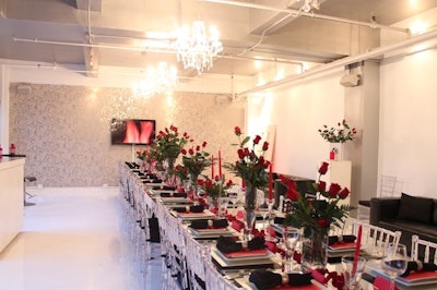 Create your Select Dining experience with custom lighting and table settings.