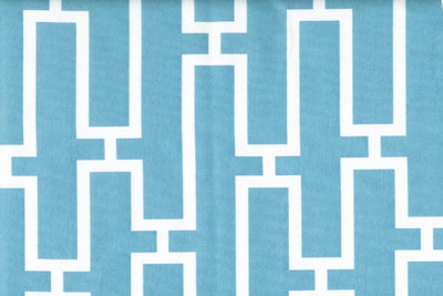 Blue Graphic linen, price upon request, available in North America from Susan Murray International