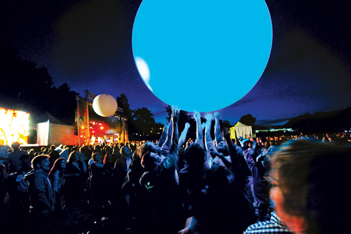 A Modern Take on CrowdSurfing Beach Balls BizBash