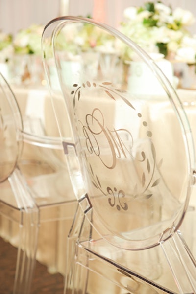 'I live for custom monogram icons—and dressing the chair is always a fun, unexpected, thoughtful detail.'