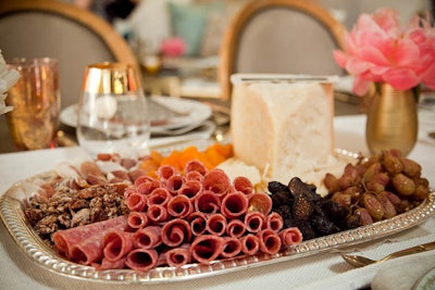 Chic antipasto spread (Blue Sky’s Studio)