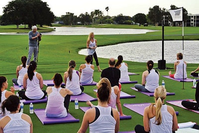 Yoga With a Golfing Twist