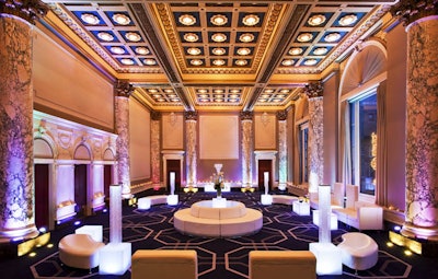 Kick off your event in the Ballroom lounge.