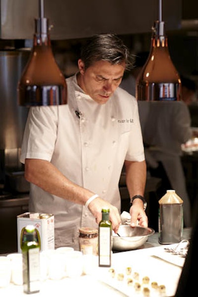 Attendees will delight in the Mediterranean bites of Todd English.