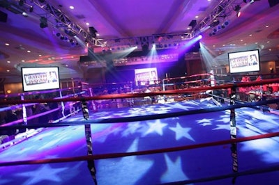 Fight Night, which features live boxing matches, is trying to raise a record fund-raising total this year.