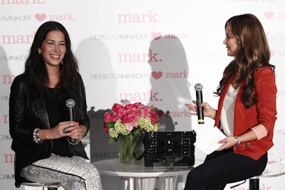 Rebecca Minkoff and Mark. launch