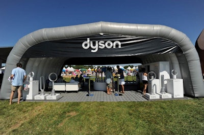 Dyson sponsor tent