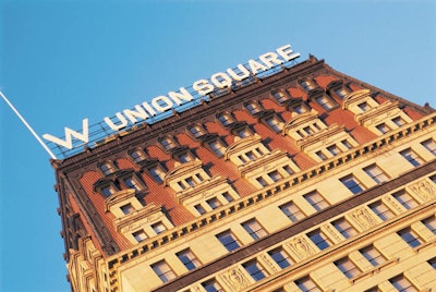 W Union Square, located in the 1911 beaux arts Guardian Life building.