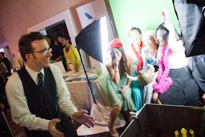 Green-screen photo booth services for an unique experience