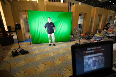 Green-screen photo booth services for an unique experience