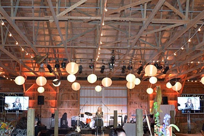 Hudson Valley Hospital Gala in a barn