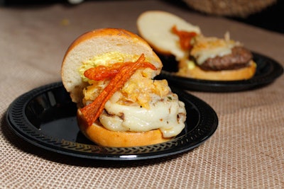 Howells & Hood chef Scott Walton's kimchi burger took home the 'Judge's Choice' award.