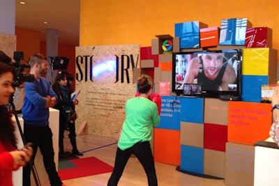 Visitors to the Microsoft Experience Center could take part in hands-on demonstrations. For example, attendees could interact in real time via Skype with experts like Lucy Liu’s personal trainer.