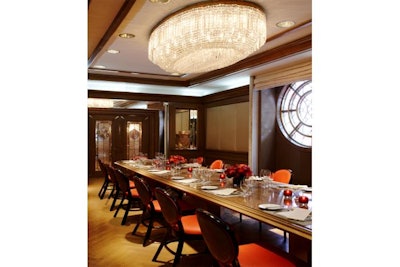 Classic Italian style private dining experience