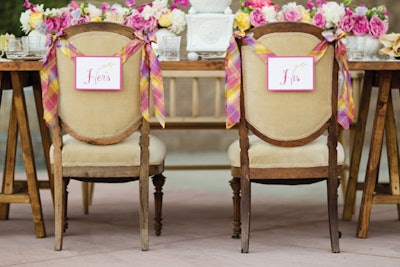 Sweetheart Table with our William Chairs