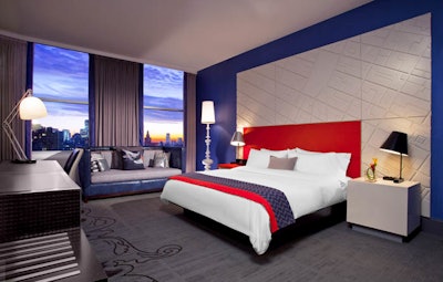 270 guest rooms, including 16 deluxe suites, reflect the latest in amenities.