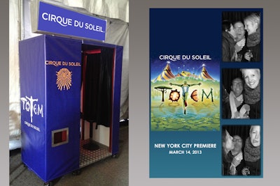 Cirque du Soleil Photobooth