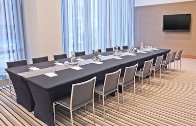 Sensory water setups keep your guests refreshed throughout their meeting