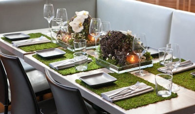 Add texture to your corporate dinner so your guests feel like they’ve left the boardroom