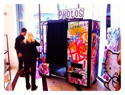 Sephora introduces the Hello Kitty makeup line in Dallas with a customized photo booth