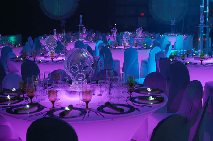 lighted tables
