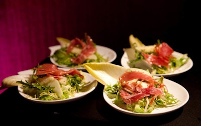 Guests will want mini salads at inspired receptions