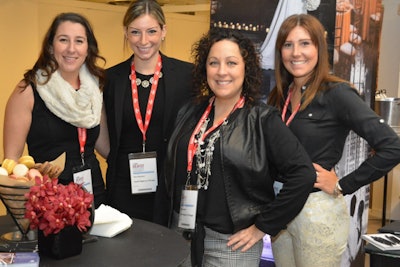 The team from the Hyatt Regency Chicago met with event professionals on the trade show floor.