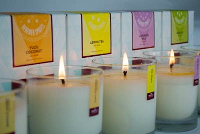 Elegant soy candles packaged in beautiful, custom eco boxes