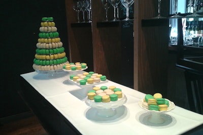 We can make macarons that complement your color scheme beautifully.