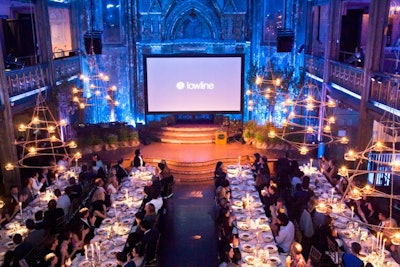 Looking to connect the project with the history of the Lower East Side, the Lowline held its second anti-gala at the Angel Orensanz Foundation, a synagogue-turned-arts-center originally built in 1849.